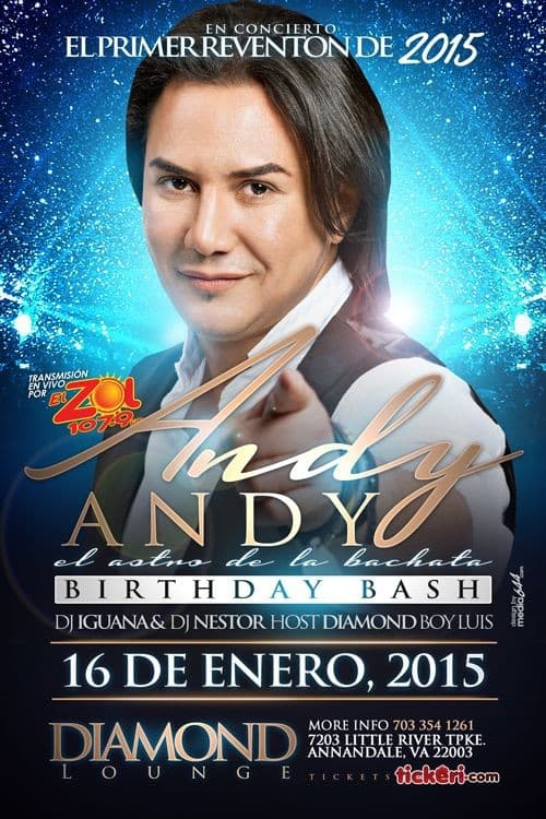 Event - Andy Andy en Virginia - Annandale, Virginia - January 16, 2015 | concert tickets