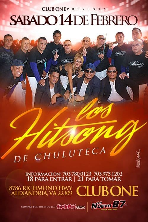 Event - Los Hitsong de Choluteca en Virginia - Alexandria, Virginia - February 14, 2015 | concert tickets