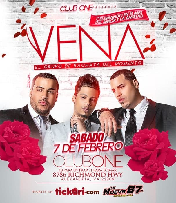 Event - Grupo Vena en Virginia - Alexandria, Virginia - 7 de febrero de 2015 | concert tickets