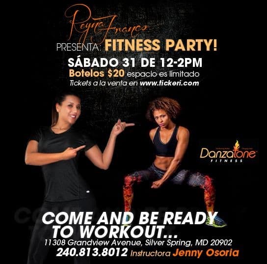 Event - Reyna Franco's Fitness Party  in Maryland - Silver Spring, Maryland - January 31, 2015 | concert tickets