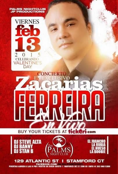 Event - Zacarias Ferreira concert Connecticut - Stamford, Connecticut - February 13, 2015 | concert tickets