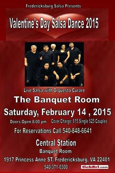 Event - Valentines Day Salsa Dance 2015 Fredericksburg Virginia - Fredericksburg, Virginia - February 14, 2015 | concert tickets