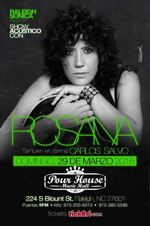 Event - Rosana en NC - Raleigh, North Carolina - March 29, 2015 | concert tickets