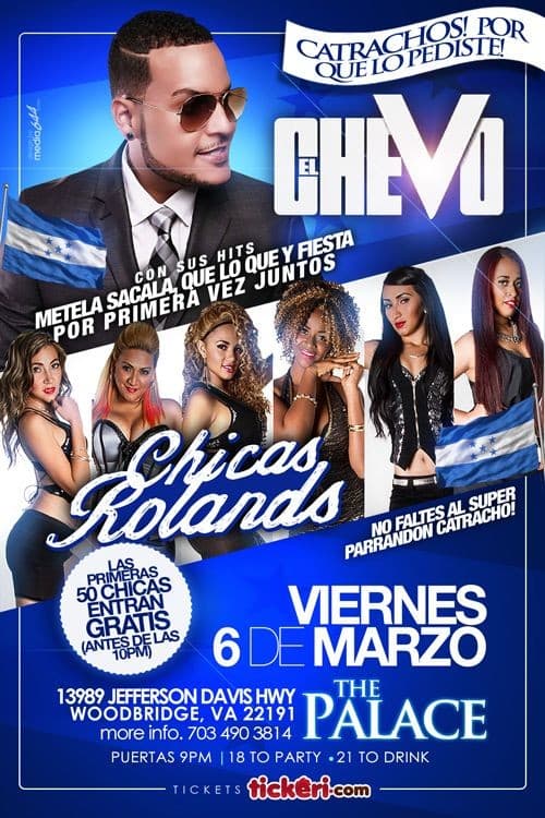 Event - El Chevo y Las Chicas Roland En Virginia - Woodbridge, Virginia - March 6, 2015 | concert tickets