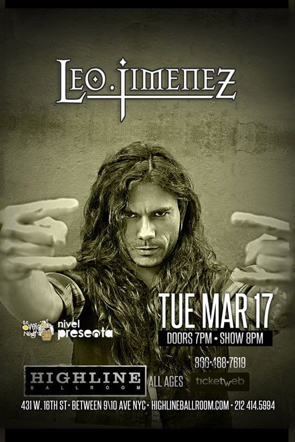 Event - Leo Jimenez - New York, New York - March 17, 2015 | concert tickets
