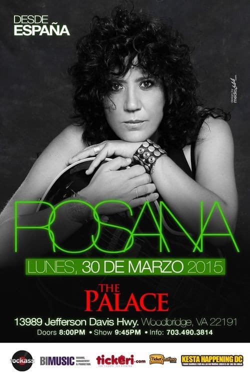 Event - Rosana en Virginia - Woodbridge, Virginia - March 30, 2015 | concert tickets