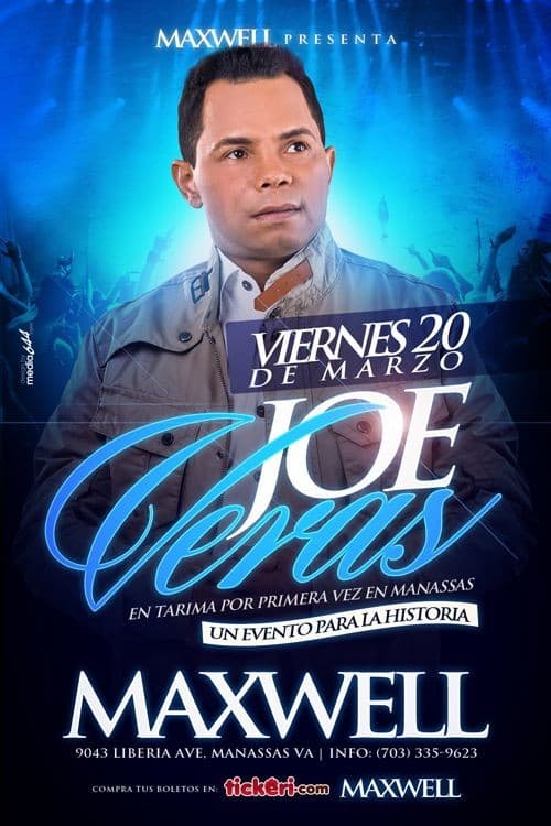 Event - Joe Veras en Virginia - Manassas, Virginia - March 20, 2015 | concert tickets