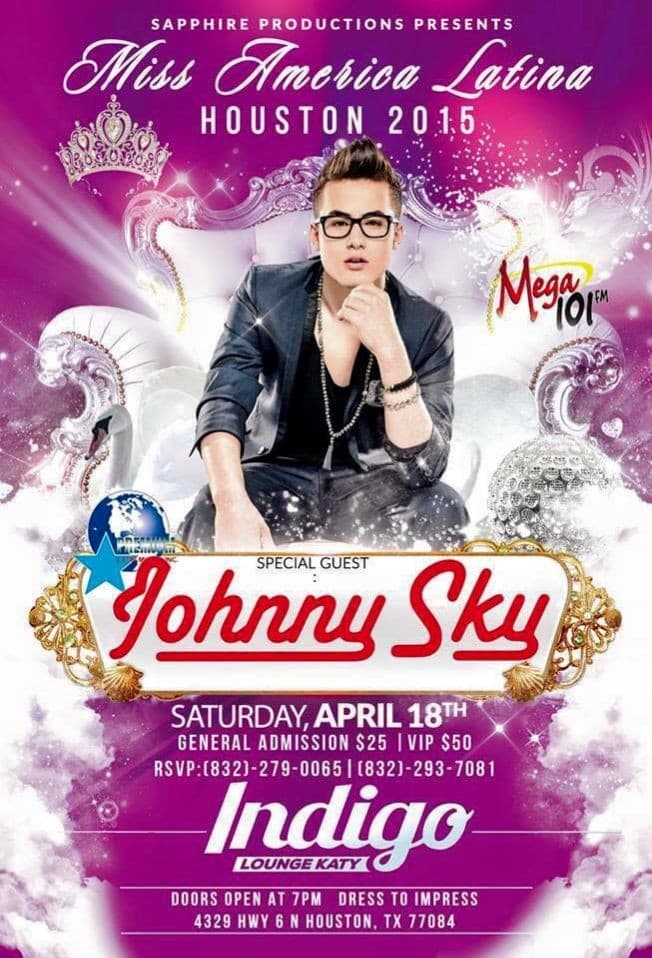 Event - Johnny Sky en Katy Houston Texas - Houston, Texas - April 18, 2015 | concert tickets
