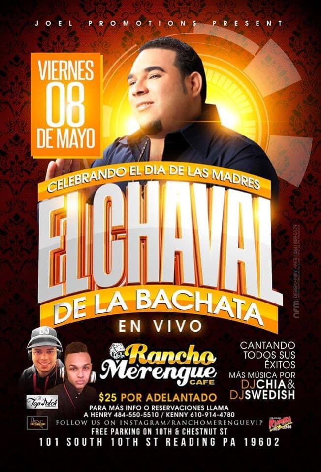 Event - El Chaval Reading Pennsylvania - Reading, Pennsylvania - May 8, 2015 | concert tickets
