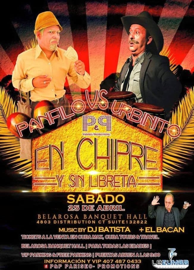 Event - Panfilo vs Urbinito en Orlando - Orlando, Florida - April 25, 2015 | concert tickets