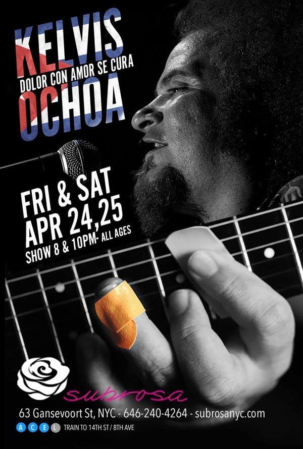 Event - Kelvis Ochoa - New York, New York - April 25, 2015 | concert tickets