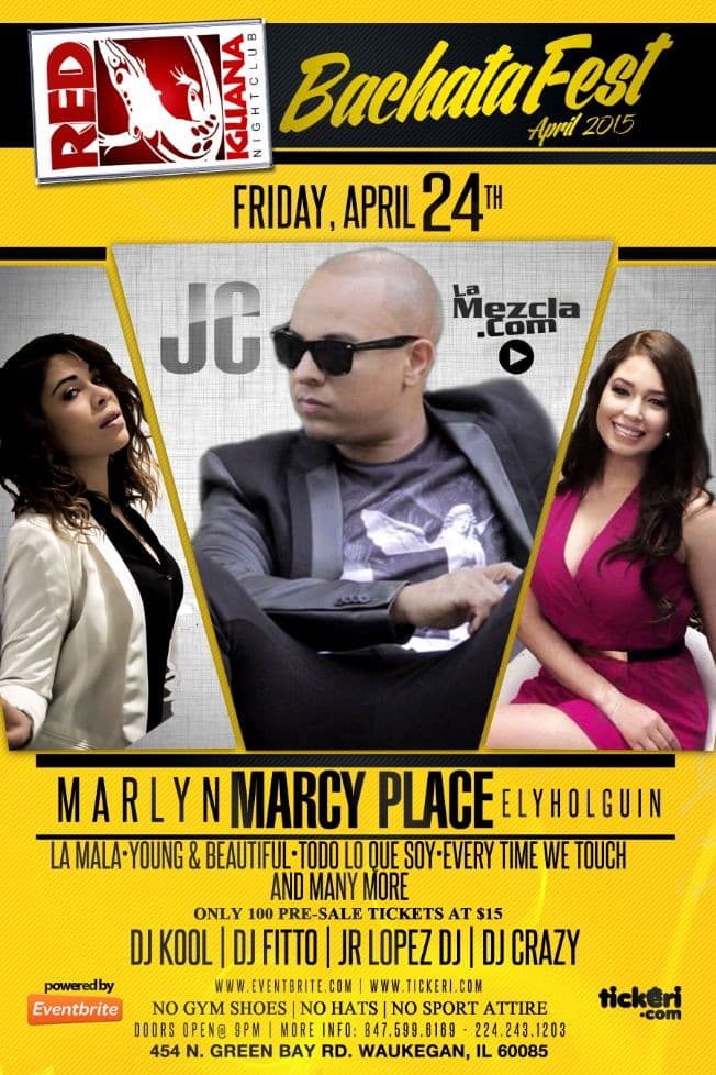 Event - BachataFest Red Iguana - Waukegan, Illinois - April 24, 2015 | concert tickets