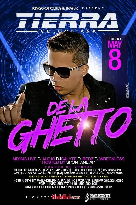 Event - De La Ghetto in Philadelphia - North Bergen, New Jersey - May 8, 2015 | concert tickets