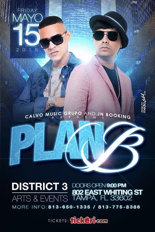 Event - Plan B en Tampa - Tampa, Florida - May 15, 2015 | concert tickets