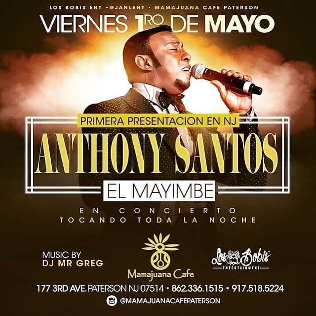 Event - Anthony Santos en Paterson New Jersey - Tampa, Florida - 1 de mayo de 2015 | concert tickets