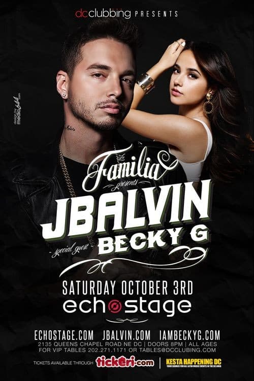 Event - J Balvin in DC - Washington, District Of Columbia - 3 de octubre de 2015 | concert tickets