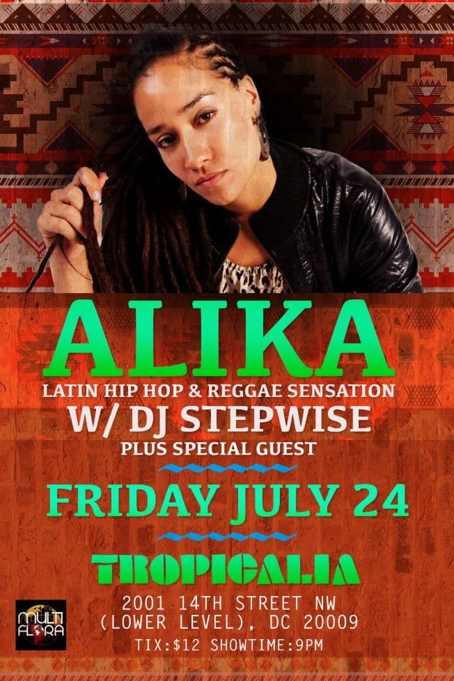 Event - Alika in Washington DC - Washington, District Of Columbia - 24 de julio de 2015 | concert tickets