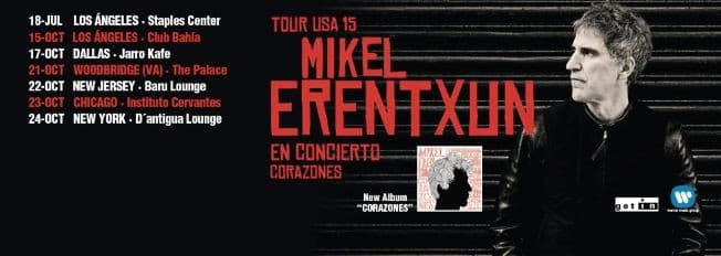 Event - Mikel Erentxun en Chicago - Chicago, Illinois - October 23, 2015 | concert tickets