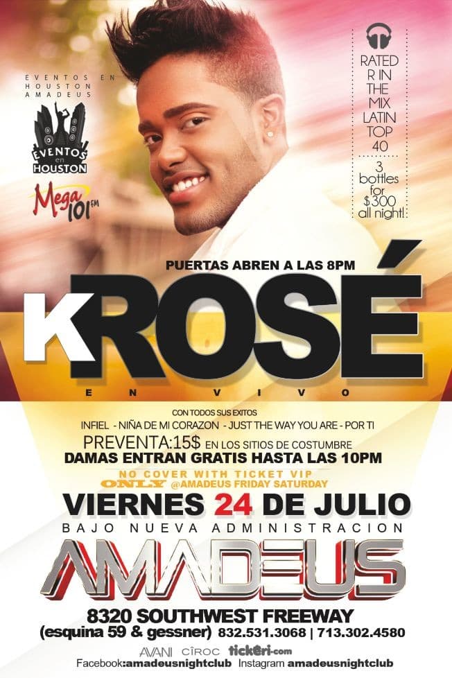 Event - K ROSE - Houston, Texas - July 24, 2015 | concert tickets