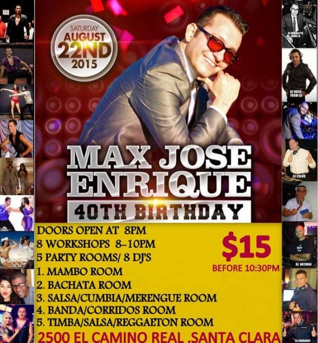 Event - MAX LATIN FIESTA AT SAN FRANCISCO - Santa Clara, California - August 22, 2015 | concert tickets