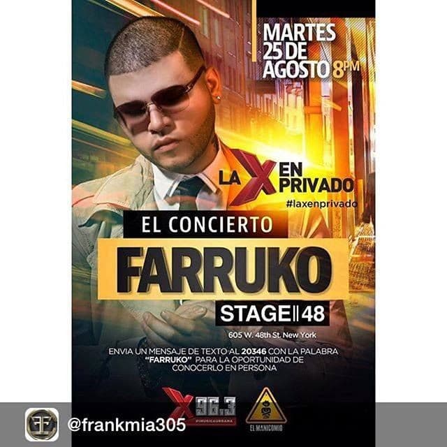 Event - Farruko en New York City - New York, New York - August 25, 2015 | concert tickets
