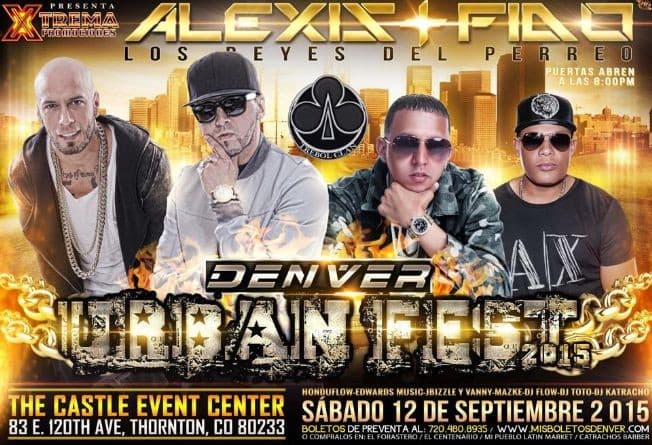 Event - Urban Fest 2015 Alexis y Fido  Trebol Clan  en Denver Colorado - Thornton, Colorado - September 12, 2015 | concert tickets