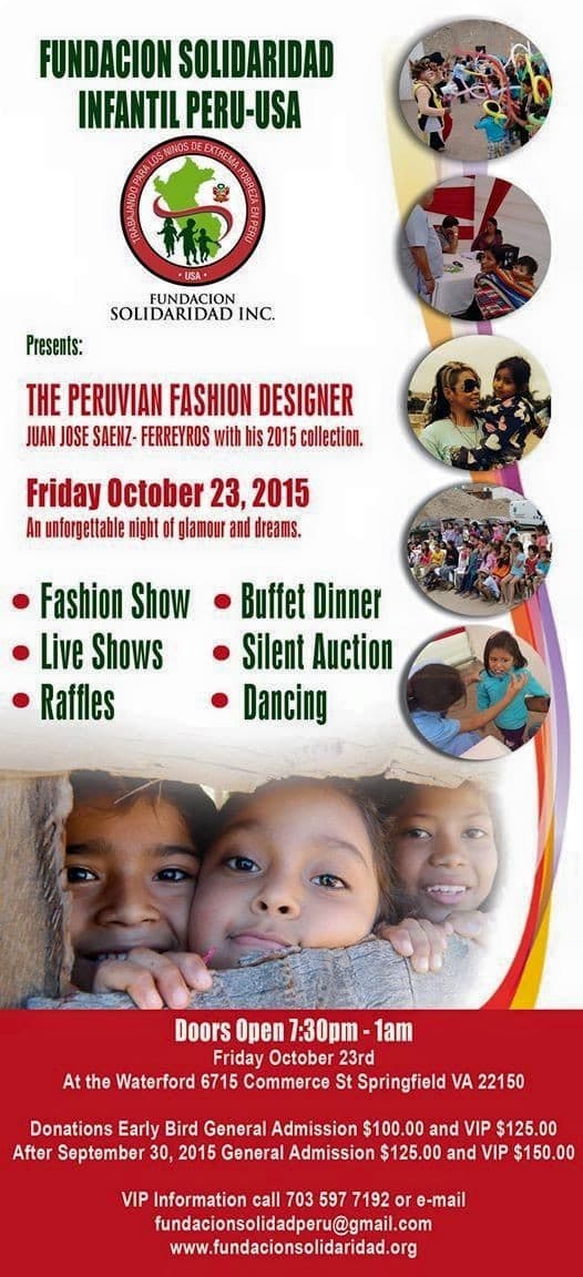 Event - Charitable Fashion Show Dinner-Gala - Springfield, Virginia - October 23, 2015 | concert tickets