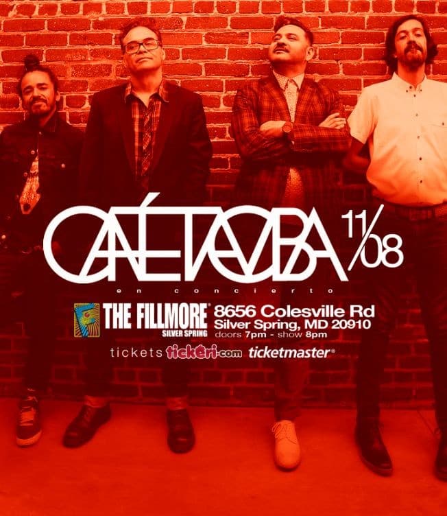Event - Cafe Tacuba en Maryland - Silver Spring, Maryland - November 8, 2015 | concert tickets