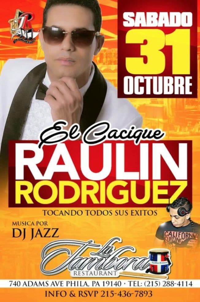 Event - Raulin Rodriguez en Philadelphia - Philadelphia, Pennsylvania - October 31, 2015 | concert tickets