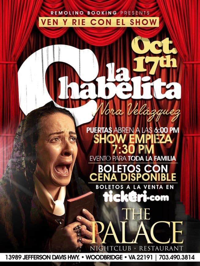 Event - La Chabelita Nora Velasquez en Virginia - Woodbridge, Virginia - October 17, 2015 | concert tickets