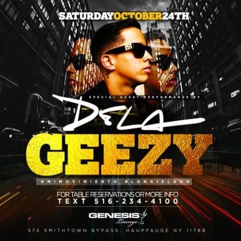 Event - De La Ghetto Live At Genesis - Hauppauge, New York - October 24, 2015 | concert tickets