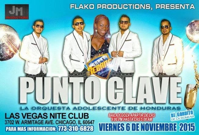 Event - Punto Clave @ Las Vegas Nightclub Chicago - Chicago, Illinois - November 6, 2015 | concert tickets