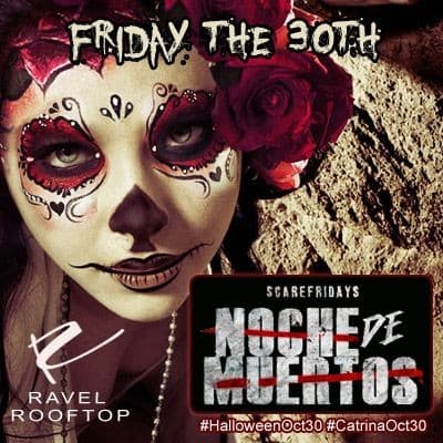 Event - ExclusiveNites.com Invites you and your friends to Halloween at the Ravel Hotel Rooftop Lounge "Noche De Muertos" - Queens, New York - October 30, 2015 | concert tickets