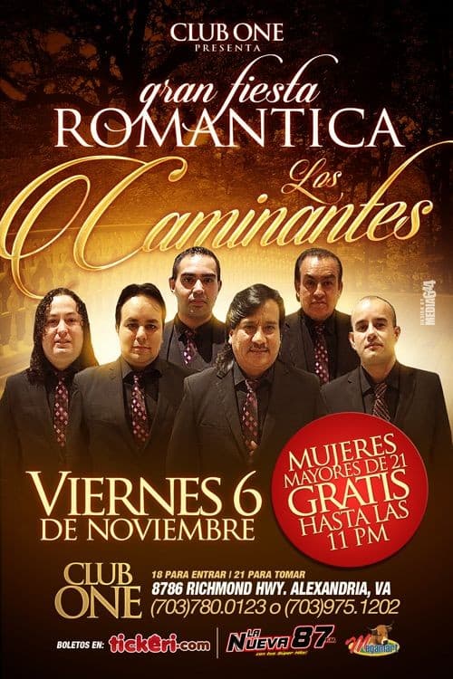 Event - Los Caminantes en Virginia - Alexandria, Virginia - November 6, 2015 | concert tickets