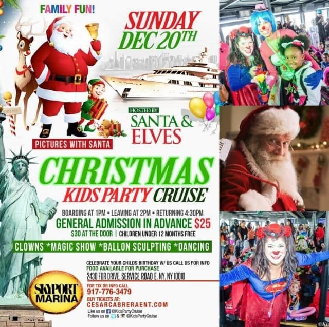 Event - Christmas Kids Party Cruise - New York, New York - December 20, 2015 | concert tickets