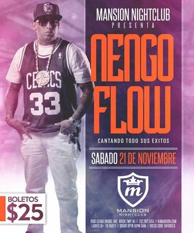 Event - Nengo Flow en New Jersey - Brick, New Jersey - November 21, 2015 | concert tickets
