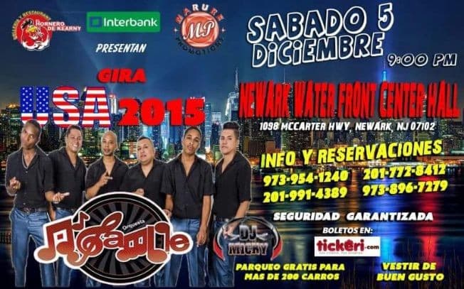 Event - N'SAMBLE EN NEW JERSEY - Newark, New Jersey - December 5, 2015 | concert tickets