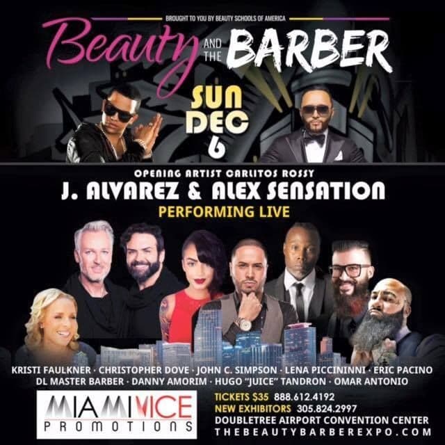 Event - J Alvarez y Alex Sensation en Miami - Beauty Baber Expo - Miami, Florida - 6 de diciembre de 2015 | concert tickets
