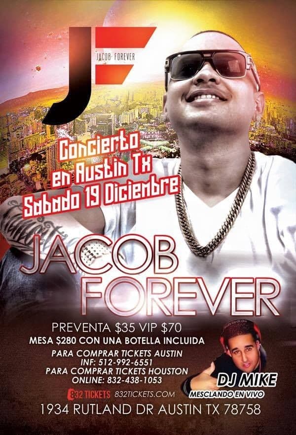 Event - Jacob Forever en Austin TX - Austin, Texas - December 19, 2015 | concert tickets
