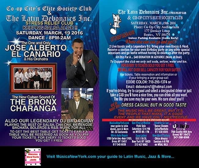 Event - Jose Alberto El Canario en Nyc - Bronx, New York - March 19, 2016 | concert tickets