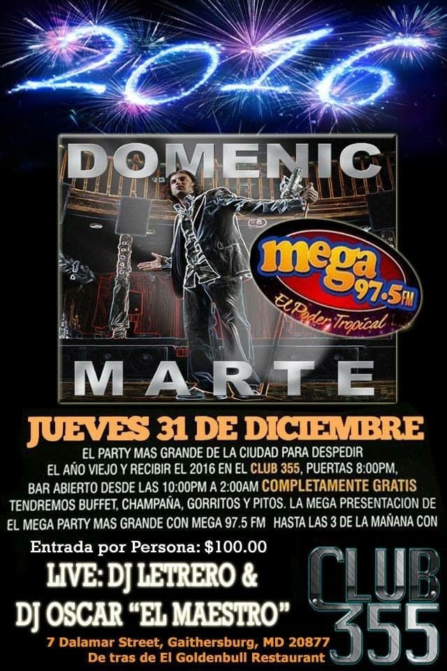 Event - Mega New Year Party 2016 en Maryland - Gaithersburg, Maryland - December 31, 2015 | concert tickets