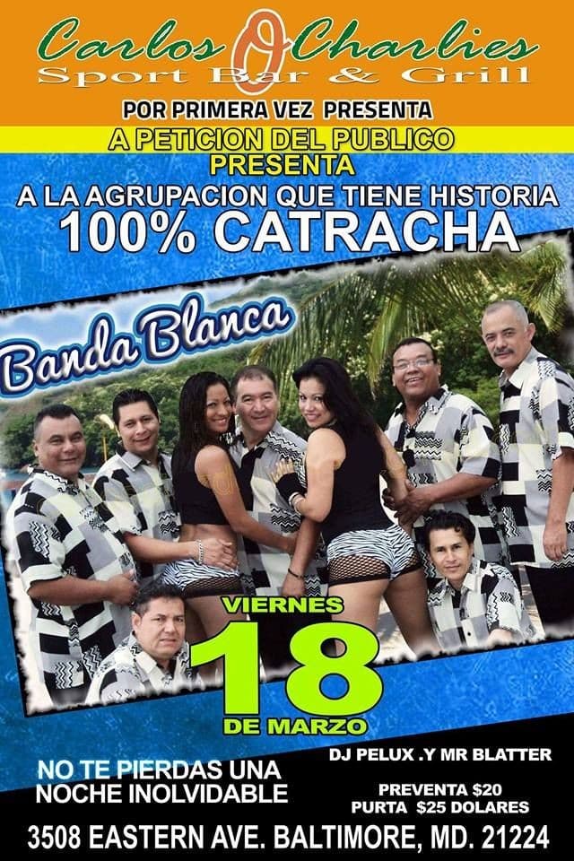 Event - La Banda Blanca en Baltimore - Baltimore, Maryland - 18 de marzo de 2016 | concert tickets