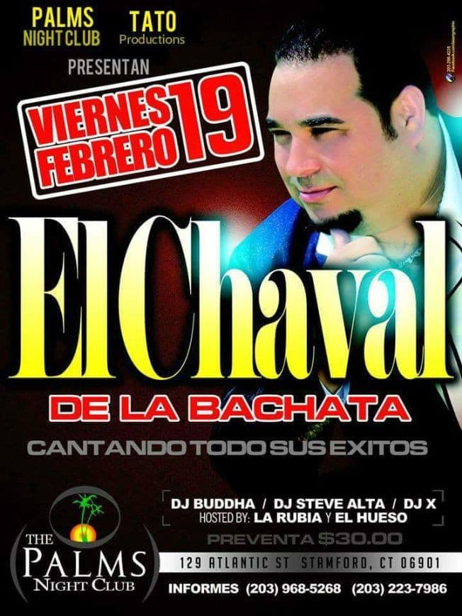 Event - El Chaval de la Bachata en Stamford CT - Stamford, Connecticut - February 19, 2016 | concert tickets
