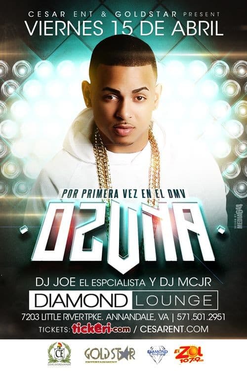 Event - Ozuna en Annandale VA - Annandale, Virginia - 15 de abril de 2016 | concert tickets