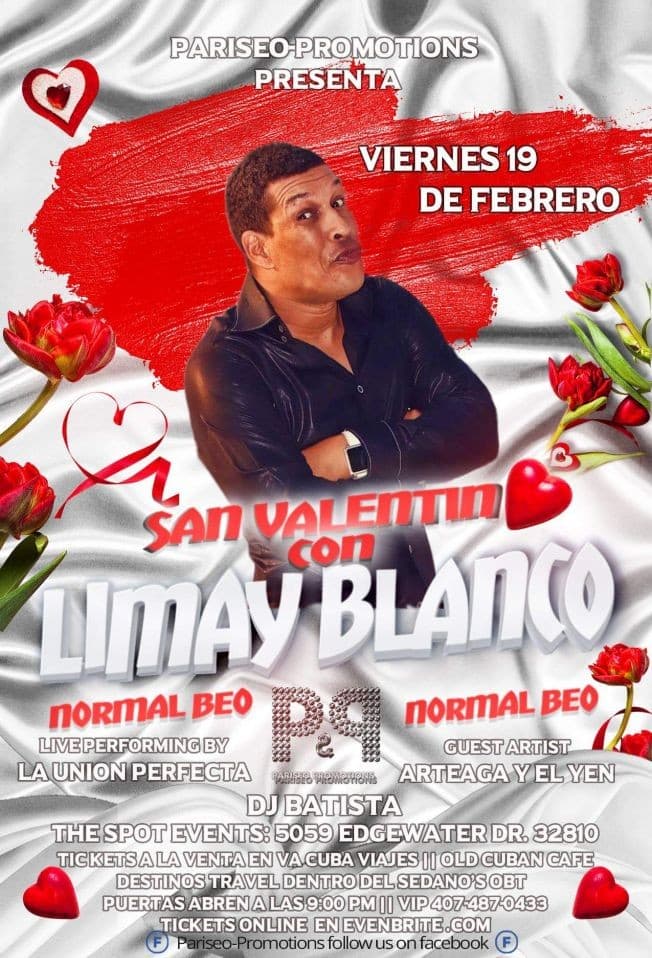 Event - Limay Blanco en Orlando FL - Orlando, Florida - February 19, 2016 | concert tickets