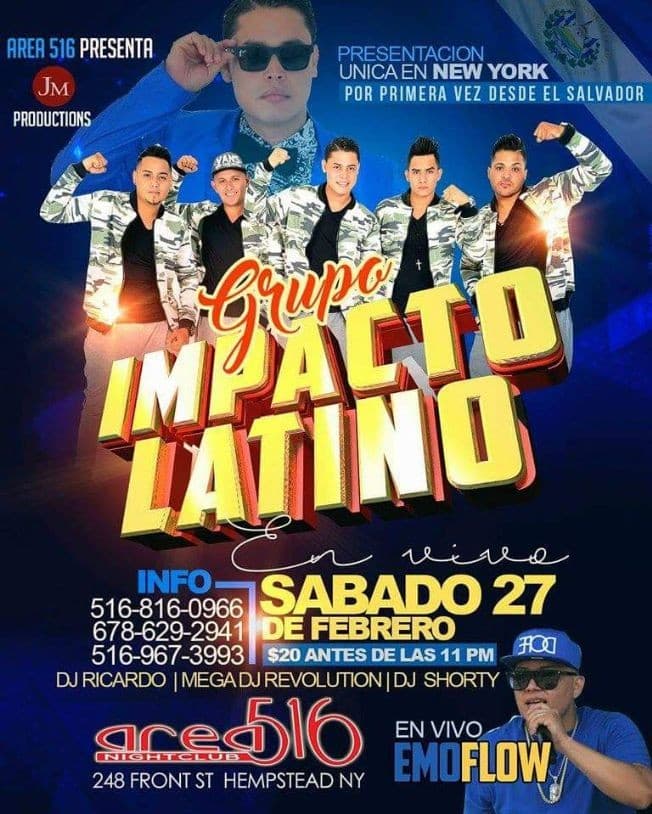Event - Grupo Impacto Latino en Hempstead NY - Hempstead, New York - February 26, 2016 | concert tickets