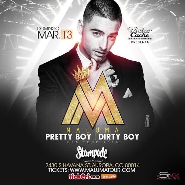 Event - Maluma En Denver Colorado - Aurora, Colorado - March 13, 2016 | concert tickets