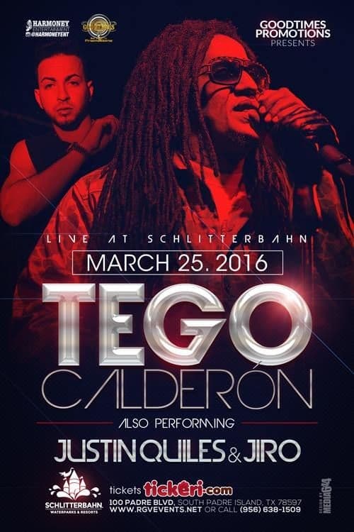 Event - Tego Calderon en South Padre Island TX - South Padre Island, Texas - March 25, 2016 | concert tickets