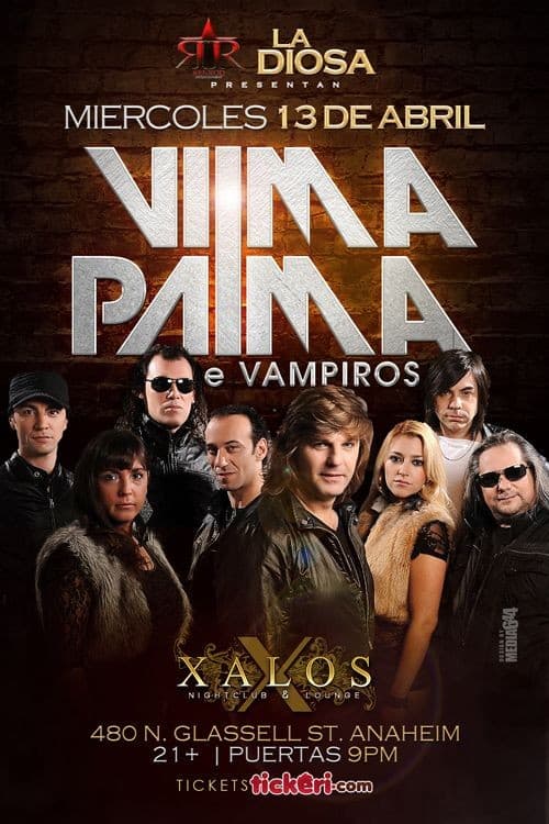 Event - VILMA PALMA E VAMPIROS EN ANAHEIM - Anaheim, California - April 13, 2016 | concert tickets