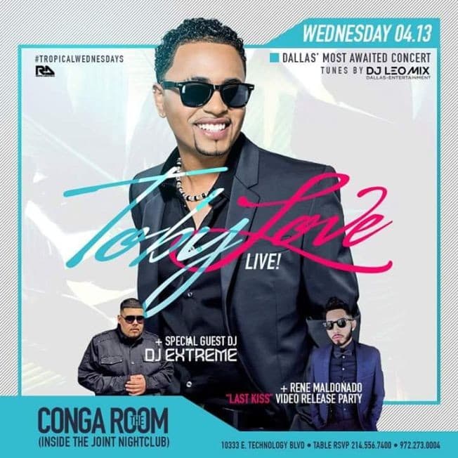 Event - Toby Love, Live en Dallas, TX - Dallas, Texas - 13 de abril de 2016 | concert tickets